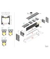 1m aluminium profiel LINEA20 EE7F/TY - Geanodiseerd, opbouw, LED profiel