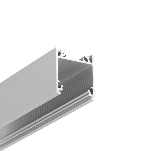 2m aluminium profiel LINEA20 EE7F/TY - Geanodiseerd, opbouw, LED profiel