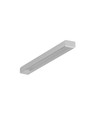 2m aluminiumprofiel SLIM8 AC2/Z - Onbehandeld aluminium, opbouw, LED-profiel