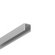 1m aluminiumprofiel SMART10 AC2/Z - Geanodiseerd, opbouw, LED-profiel