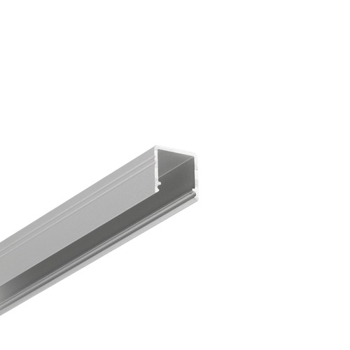 1m aluminiumprofiel SMART10 AC2/Z - Geanodiseerd, opbouw, LED-profiel