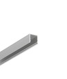 1m aluminiumprofiel SMART10 AC2/Z - Geanodiseerd, opbouw, LED-profiel