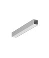 1m aluminiumprofiel SMART10 AC2/Z - Geanodiseerd, opbouw, LED-profiel