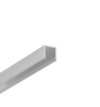 1m aluminiumprofiel SMART10 AC2/Z - Onbehandeld aluminium, opbouw, LED-profiel
