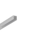 1m aluminiumprofiel SMART10 AC2/Z - Onbehandeld aluminium, opbouw, LED-profiel