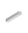 2m aluminium profiel SMART10 AC2/Z - Geanodiseerd, opbouw, LED profiel