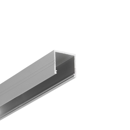 1m aluminium profiel SMART16 BC3/U4 - Geanodiseerd, opbouw, LED profiel