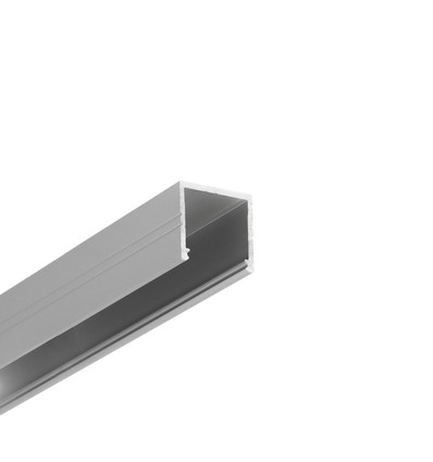 1m aluminium profiel SMART16 BC3/U4 - Geanodiseerd, opbouw, LED profiel