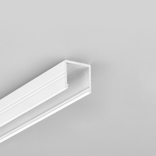 2m aluminium profiel SMART16 BC3/U4 - Wit gelakt, opbouw, LED profiel