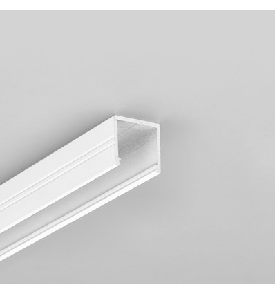 2m aluminium profiel SMART16 BC3/U4 - Wit gelakt, opbouw, LED profiel