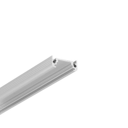1m aluminium profiel SURFACE10 BC/UX - Geanodiseerd, opbouw, LED profiel