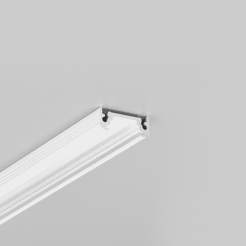 1m aluminium profiel SURFACE10 BC/UX - Wit gelakt, opbouw, LED profiel