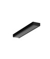 1m aluminium profiel SURFACE10 BC/UX - Zwart geanodiseerd, opbouw, LED profiel