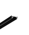 2m aluminium profiel SURFACE10 BC/UX - Zwart geanodiseerd, opbouw, LED profiel