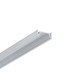 2m aluminiumprofiel SURFACE10.V2 BC/U - Onbehandeld aluminium, opbouw, LED-profiel
