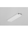 2m aluminium profiel SURFACE10.V2 BC/U - Wit gelakt, opbouw, LED profiel