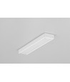 2m aluminium profiel SURFACE10.V2 BC/U - Wit gelakt, opbouw, LED profiel