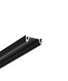 1m aluminium profiel SURFACE14 EE7F/TY - Zwart geanodiseerd, opbouw, LED profiel