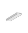 1m aluminiumprofiel SURFACE14 EE7F/TY - Onbehandeld aluminium, opbouw, LED profiel