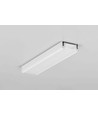 1m aluminium profiel SURFACE14 EE7F/TY - Wit gelakt, opbouw, LED profiel