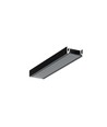 2m aluminiumprofiel SURFACE14.V2 EE7F/Y - Zwart geanodiseerd, opbouw, LED-profiel