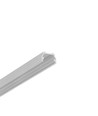 1m aluminiumprofiel UNI12 BCD/U - Onbehandeld aluminium, opbouw, LED-profiel