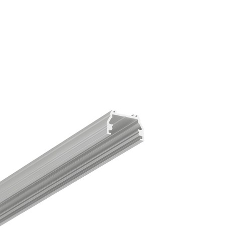 2m aluminiumprofiel UNI12 BCD/U - geanodiseerd, opbouw, LED-profiel