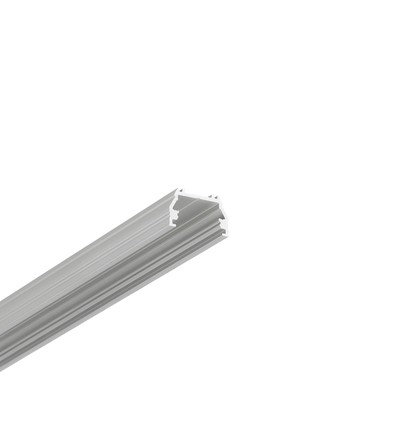 2m aluminiumprofiel UNI12 BCD/U - geanodiseerd, opbouw, LED-profiel