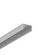2m aluminiumprofiel UNI14 BC3/Y - Geanodiseerd, opbouw, LED-profiel