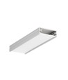 1m aluminiumprofiel WIDE24 G/W - Geanodiseerd, opbouw, LED profiel