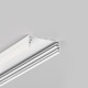 2m aluminiumprofiel WIDE24 G/W - Wit gelakt, opbouw, LED-profiel