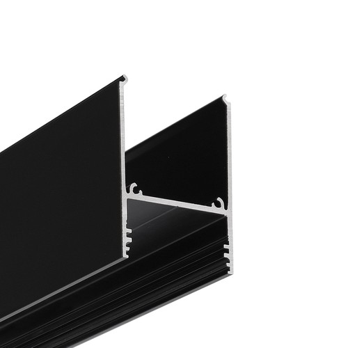 1m aluminium profiel COMBO30-01 ACDE-9 - Zwart geanodiseerd, opbouw, LED profiel