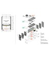 1m aluminium profiel COMBO30-01 ACDE-9 - Zwart geanodiseerd, opbouw, LED profiel