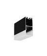 1m aluminium profiel COMBO30-01 ACDE-9 - Zwart geanodiseerd, opbouw, LED profiel