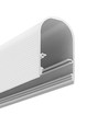 1m aluminium profiel NAMI23 CD-9 - Wit gelakt, opbouw, LED profiel