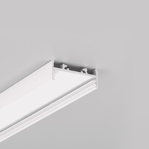 1m aluminium profiel VARIO30-01 ACDE-9/TY - Wit gelakt, opbouw, LED profiel