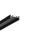 2m aluminiumprofiel VARIO30-01 ACDE-9/TY - Zwart geanodiseerd, opbouw, LED-profiel