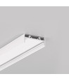 2m aluminiumprofiel VARIO30-01 ACDE-9/TY - Wit gelakt, opbouw, LED profiel