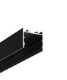 2m aluminiumprofiel VARIO30-02 ACDE-9/TY - Zwart geanodiseerd, opbouw, LED profiel