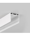 2m aluminiumprofiel VARIO30-02 ACDE-9/TY - Wit gelakt, opbouw, LED profiel