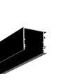 1m aluminiumprofiel VARIO30-03 ACDE-9/TY - Zwart geanodiseerd, opbouw, LED profiel