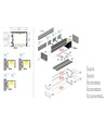 1m aluminiumprofiel VARIO30-03 ACDE-9/TY - Zwart geanodiseerd, opbouw, LED profiel