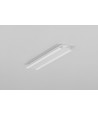 1m aluminium profiel BEGTIN12 J/S - Wit gelakt, inbouw, LED profiel