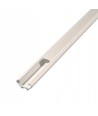 PVC hoekprofiel 15x15 voor LED-strip - 2 meter, wit, inclusief melkachtig wit deksel