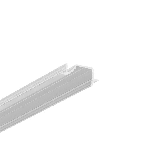 2m aluminiumprofiel DIAGONAL10 C - Onbehandeld aluminium, inbouw, LED-profiel