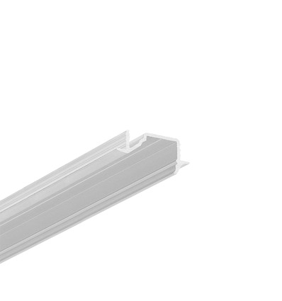2m aluminiumprofiel DIAGONAL10 C - Onbehandeld aluminium, inbouw, LED-profiel