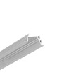 1m aluminium profiel DIAGONAL14 F/TY - Geanodiseerd, inbouw, LED profiel