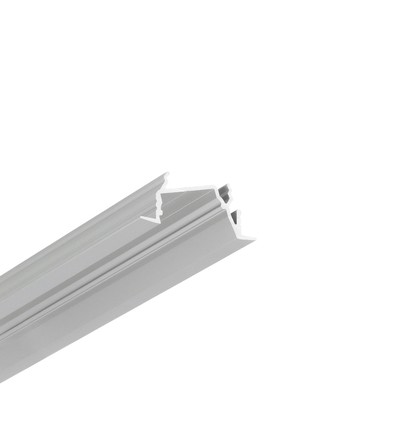 2m aluminium profiel DIAGONAL14 F/TY - Geanodiseerd, inbouw, LED profiel