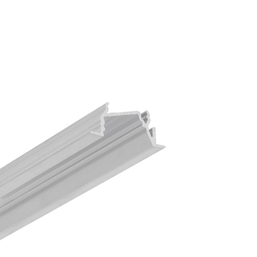 2m aluminiumprofiel DIAGONAL14 F/TY - Onbewerkt aluminium, inbouw, LED-profiel
