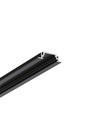 2m aluminium profiel GROOVE10 BC/UX - Zwart geanodiseerd, inbouw, LED-profiel